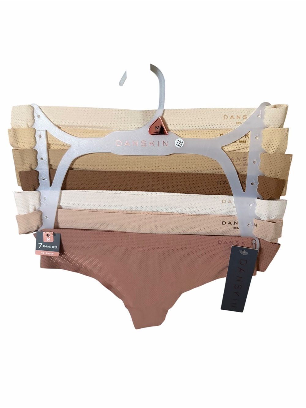 Danskin Women’s Seamless Bikini Panties - Nude & Neutral 7-Pack